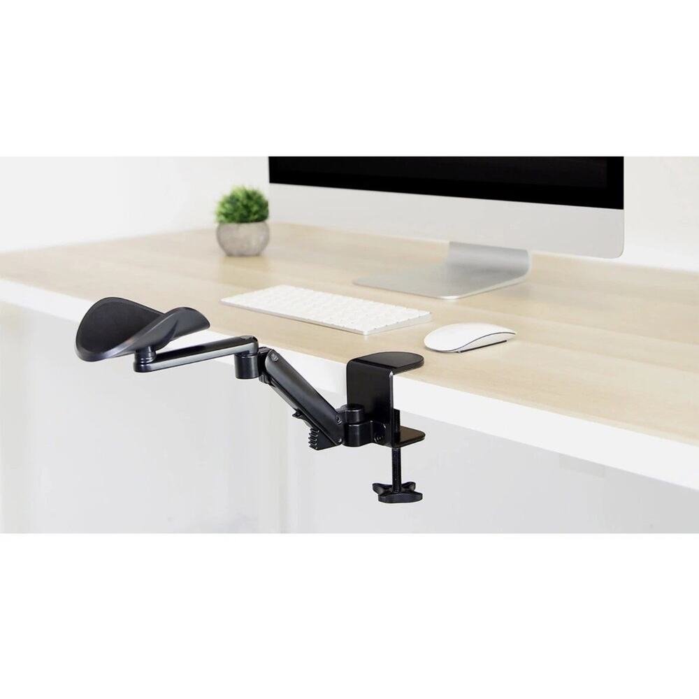 Desk Elbow Support Frame ergonomic adjustable moveable Rotates-NEW